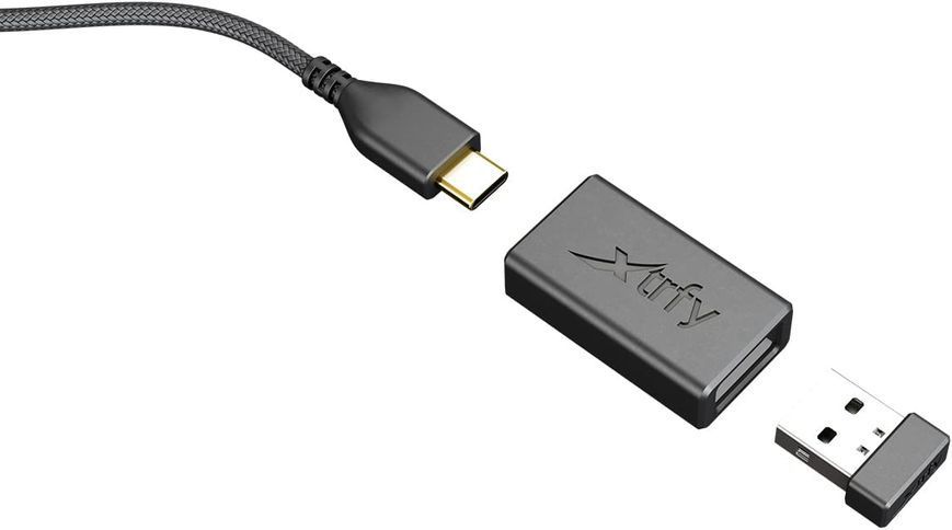 Миша Xtrfy M8, WL/USB-A, RGB, чорний (M8W-RGB-BLACK) 370097 фото