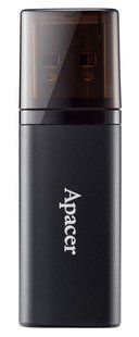Накопичувач Apacer 64GB USB 3.2 Type-A AH25B Чорний (AP64GAH25BB-1) 374057 фото
