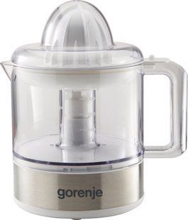 Соковитискач Gorenje цитрус-прес 30Вт, чаша-0.8л, пластик/метал, білий (CJ30E) 367041 фото