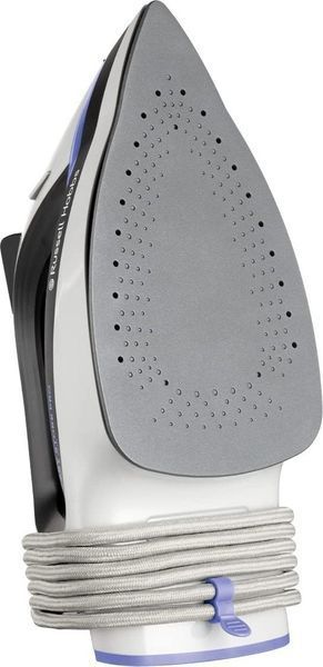 Праска Russell Hobbs Easy Store Pro, 2400Вт, 320мл, паровий удар -180гр, постійна пара - 45гр, зберігання шнура, керам. підошва, біло-синій (26730-56) 373386 фото