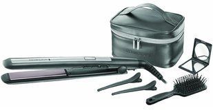 Випрямляч Remington Pro-Ceramic, 53Вт, темп.режимів-10, 150-235С, дисплей, кейс, акс., кераміка, сірий (S5506GP) 369835 фото