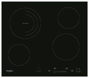 Варильна поверхня Whirlpool електрична склокерамічна, 60см, чорний (AKT8900BA) 366174 фото
