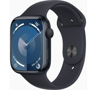 Смарт-годинник Apple Watch Series 9 GPS + LTE 45mm Midnight Aluminum Case With Midnight Sport Band S/M MRMC3 281660 фото