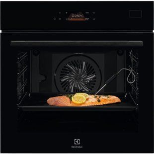 Духова шафа Electrolux електрична, 70л, А++, пара, дисплей, конвекція, ф-ція пароварки, чорний (LOB8S39WZ) 370991 фото
