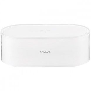 Нічник із Бездротовою Зарядкою Proove Glow 1200mAh (PLPG00102002) White 324811 фото