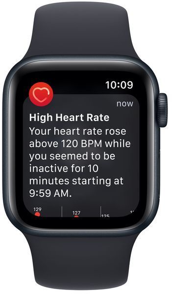 Смарт-годинник Apple Watch SE2 GPS 40mm Midnight Aluminium Case With Sport Band M/L MR9Y3 278741 фото