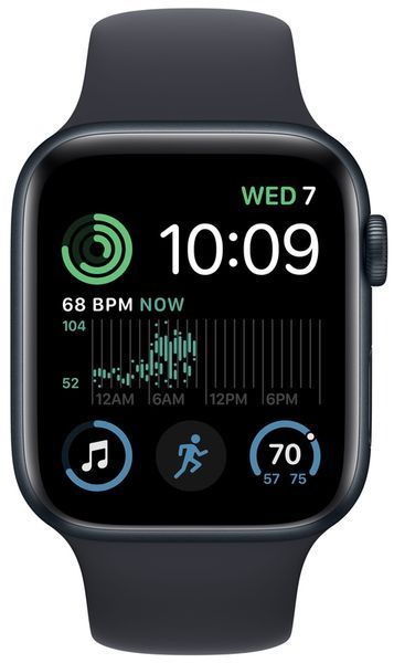 Смарт-годинник Apple Watch SE2 GPS 40mm Midnight Aluminium Case With Sport Band M/L MR9Y3 278741 фото