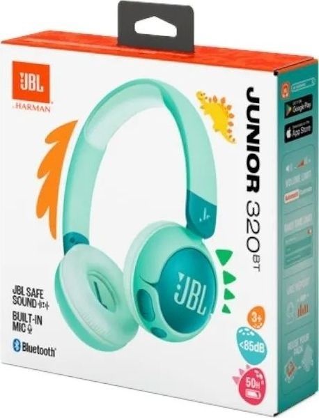 Навушники JBL Junior 320BT (JBLJR320BTGRN) Green 327689 фото