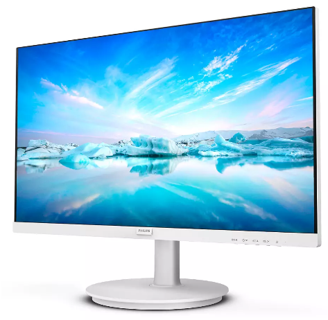 Монiтор TFT PHILIPS 23.8" 241V8AW/00 16:9 IPS FHD 75Hz 4ms VGA HDMI MM White 297287 фото