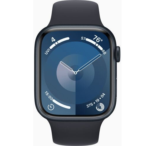 Смарт-годинник Apple Watch Series 9 GPS + LTE 45mm Midnight Aluminum Case With Midnight Sport Band S/M MRMC3 281660 фото