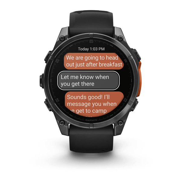 Смарт-годинник Garmin Fenix 8 51mm AMOLED Slate Gray with Black Silicone Band (010-02905-00) 323573 фото