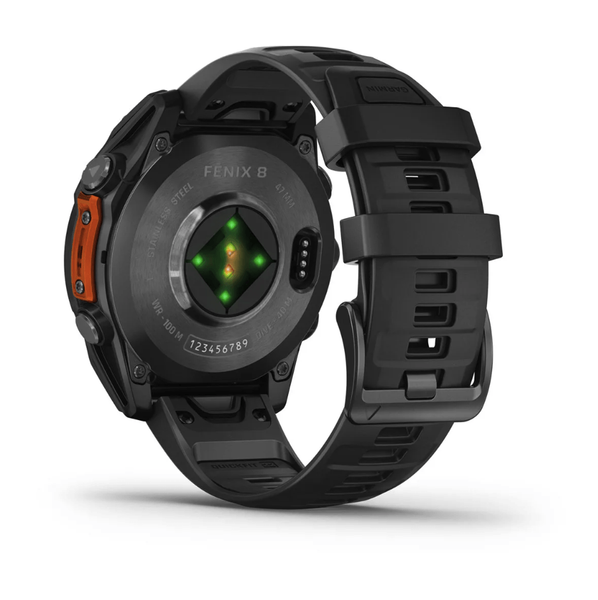 Смарт-годинник Garmin Fenix 8 51mm AMOLED Slate Gray with Black Silicone Band (010-02905-00) 323573 фото