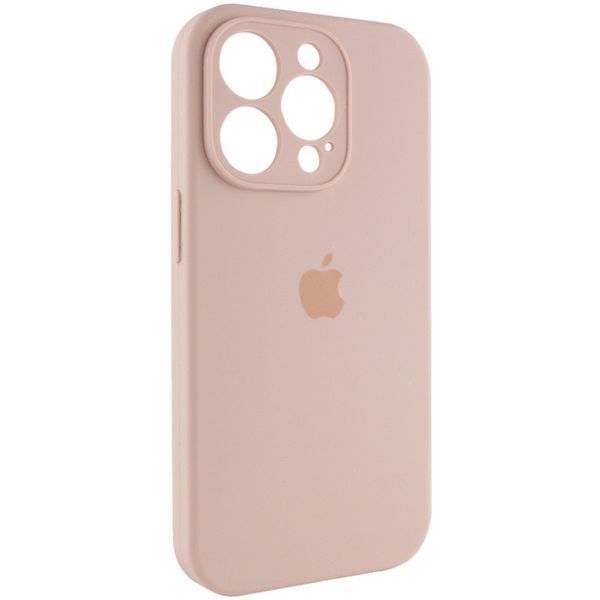 Чохол Silicone Case Full Camera Protective (AA) для Apple iPhone 15 Pro (6.1") Рожевий / Pink Sand 280226 фото