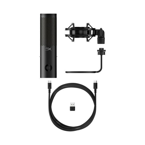 Мікрофон геймінговий HyperX QuadCast 2 S, Omni/Uni/Bi, USB-A, 3м, NGenuity, RGB, чорний (9A273AA) 367010 фото