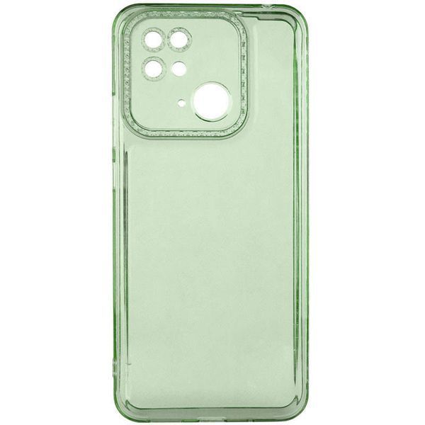 Чохол TPU Starfall Clear для Xiaomi Redmi 10C Зелений 272763 фото