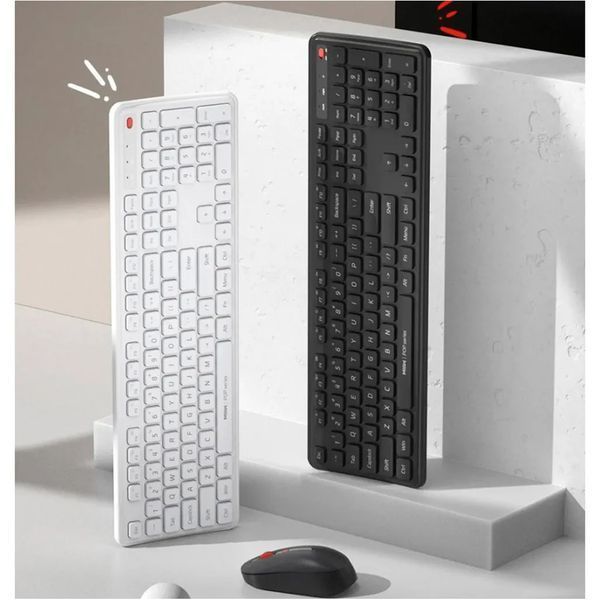 Бездротова клавіатура та миша Xiaomi MiiiW POP Combo Gen 3 (MW24PB03) White 354786 фото
