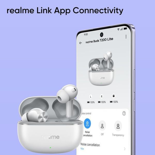Навушники Realme Buds T200 Lite Storm Gray 360267 фото