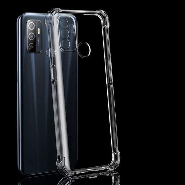 TPU чохол GETMAN Ease logo посилені кути Full Camera для Oppo A53 / A32 / A33 Безбарвний (прозорий) 295159 фото