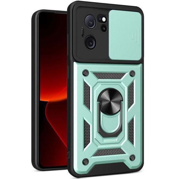 Чохол Ummi Camshield Serge Ring для Xiaomi 13T / 13T Pro Зелений 396314 фото