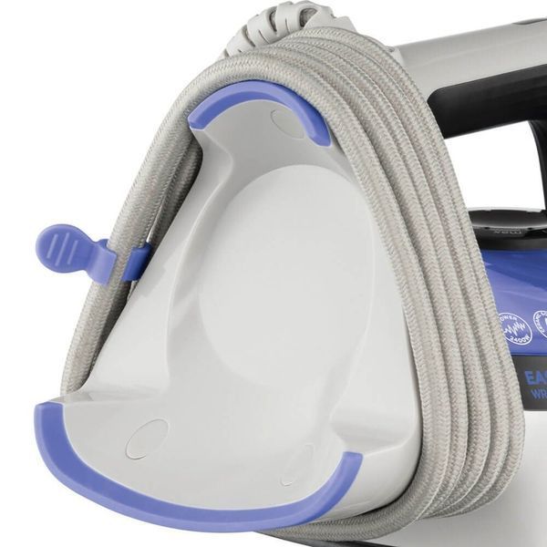 Праска Russell Hobbs Easy Store Pro, 2400Вт, 320мл, паровий удар -180гр, постійна пара - 45гр, зберігання шнура, керам. підошва, біло-синій (26730-56) 373386 фото