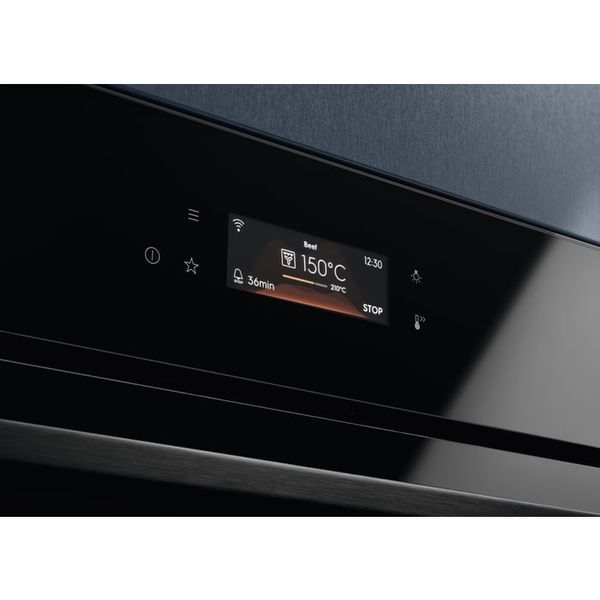Духова шафа Electrolux електрична, 70л, А++, пара, дисплей, конвекція, ф-ція пароварки, чорний (LOB8S39WZ) 370991 фото