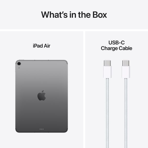 Планшет Apple iPad Air 7 11 (2025) Wi-Fi + LTE 128GB Space Gray 360092 фото