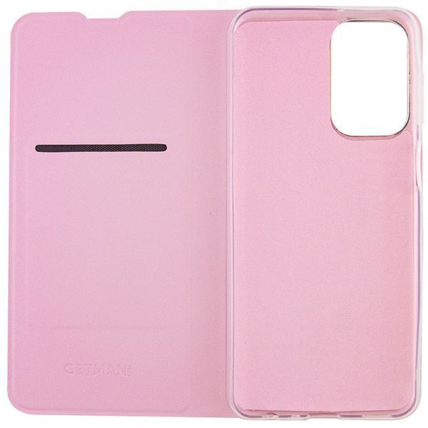 Шкіряний чохол книжка GETMAN Elegant (PU) для Motorola Moto G32 Рожевий 282495 фото