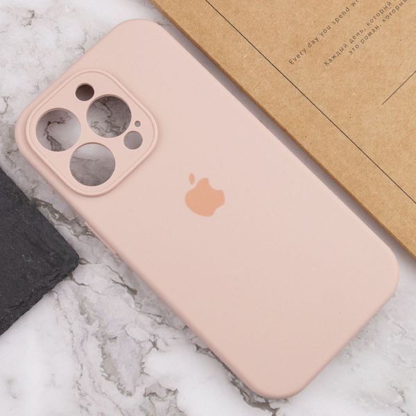 Чохол Silicone Case Full Camera Protective (AA) для Apple iPhone 15 Pro (6.1") Рожевий / Pink Sand 280226 фото