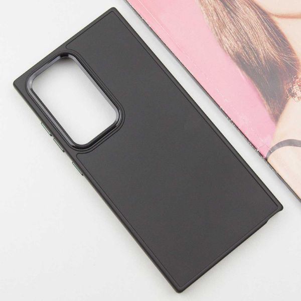 TPU чохол Bonbon Metal Style для Samsung Galaxy S24 Ultra Чорний / Black 284980 фото
