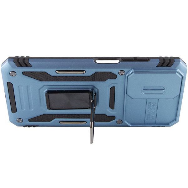 Ударостійкий чохол Camshield Army Ring для Xiaomi Redmi Note 11 (Global) / Note 11S / Note 12S Блакитний / Light Blue 256158 фото