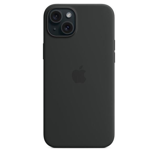 Чохол-накладка Apple iPhone 15 Plus Silicone Case with MagSafe - Black (MT103) 280379 фото