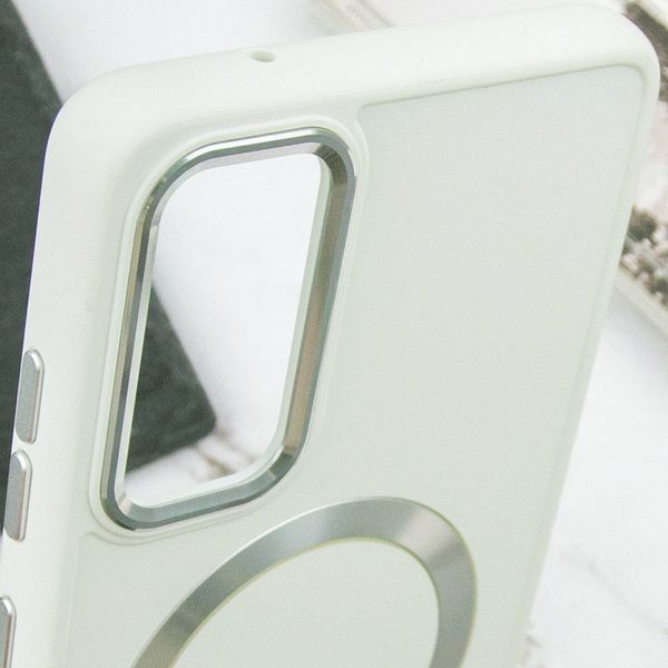 TPU чохол Bonbon Metal Style with MagSafe для Samsung Galaxy S24+ Білий / White 283978 фото