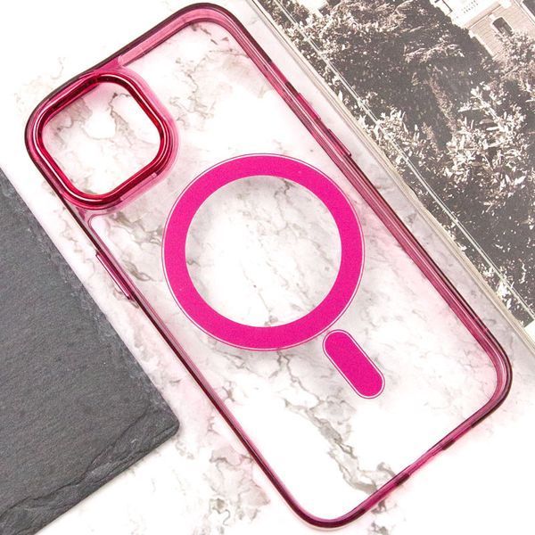 Чохол TPU Iris with MagSafe для Apple iPhone 12 Pro Max (6.7") Бордовий 272104 фото