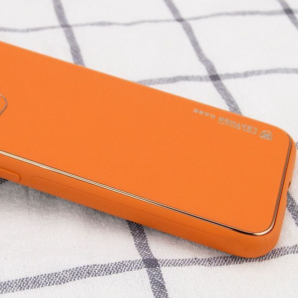Шкіряний чохол Xshield для Apple iPhone 13 Pro (6.1") Помаранчевий / Apricot 240961 фото