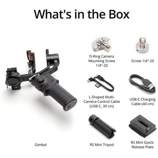 Стабілізатор відеозйомки DJI RS 3 Mini (CP.RN.00000294.01) 283409 фото