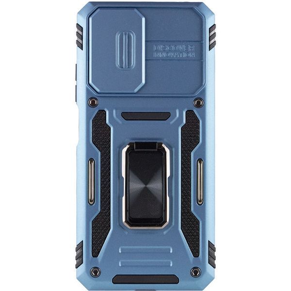 Ударостійкий чохол Camshield Army Ring для Xiaomi Redmi Note 11 (Global) / Note 11S / Note 12S Блакитний / Light Blue 256158 фото