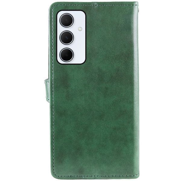 Шкіряний чохол книжка GETMAN Gallant (PU) для Samsung Galaxy S24+ Зелений 284402 фото