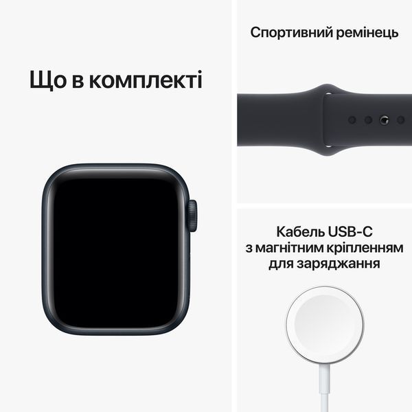 Смарт-годинник Apple Watch SE2 GPS 40mm Midnight Aluminium Case With Sport Band M/L MR9Y3 278741 фото