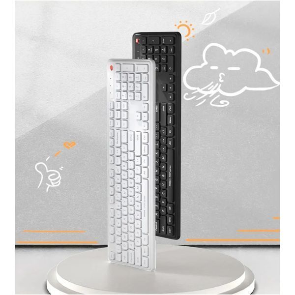 Бездротова клавіатура та миша Xiaomi MiiiW POP Combo Gen 3 (MW24PB03) White 354786 фото