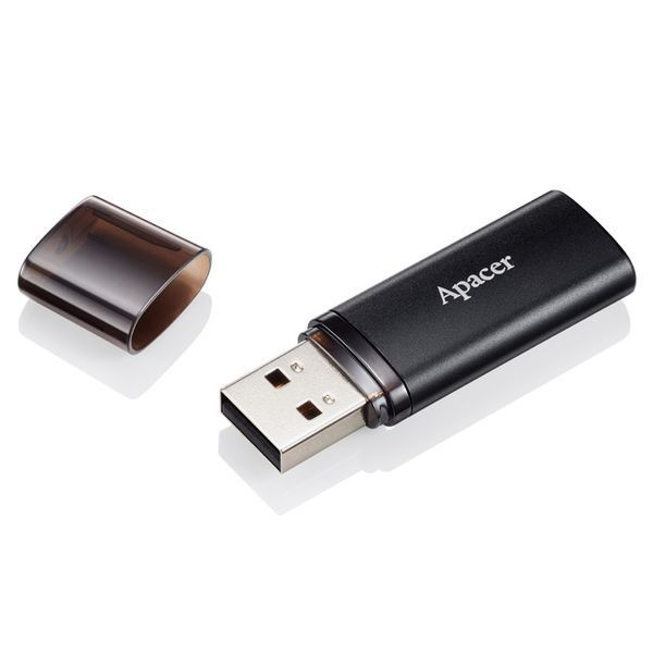 Накопичувач Apacer 64GB USB 3.2 Type-A AH25B Чорний (AP64GAH25BB-1) 374057 фото