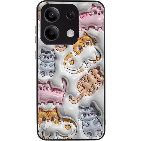TPU+PC чохол Prisma Fluffie для Xiaomi Redmi Note 13 5G Kittens 358079 фото