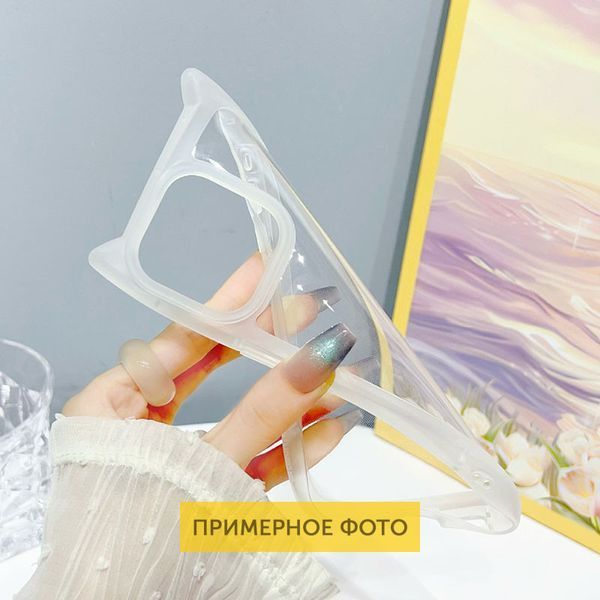 Чохол TPU Cat для Apple iPhone 16e (6.1") Transparent 359096 фото