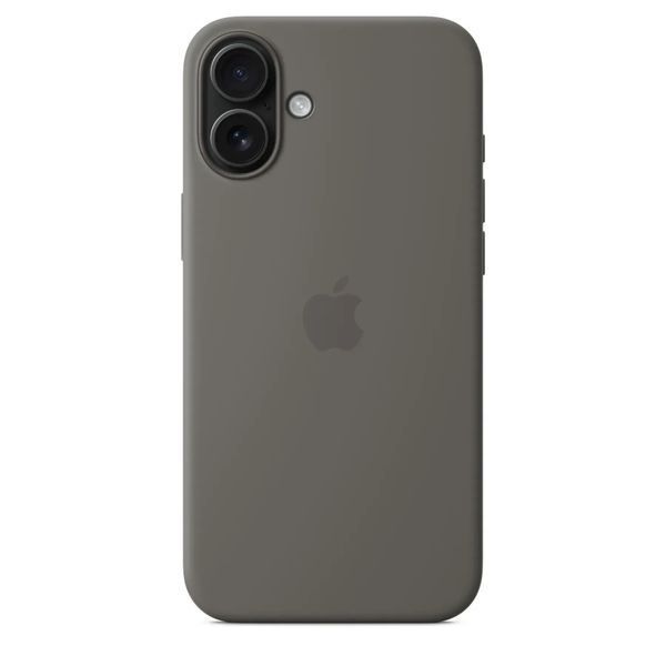 Чохол-накладка Apple iPhone 16 Plus Silicone Case with MagSafe - Stone Gray (MYYC3) 322318 фото