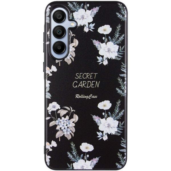 TPU+PC чохол Secret Garden для Samsung Galaxy A35 Black 327136 фото
