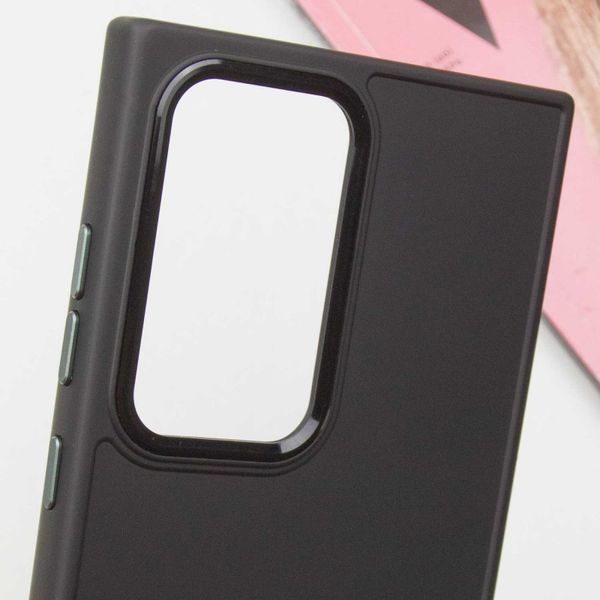 TPU чохол Bonbon Metal Style для Samsung Galaxy S24 Ultra Чорний / Black 284980 фото
