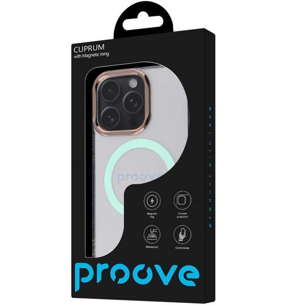 Чохол Proove Cuprum Case with Magnetic Ring iPhone 12/12 Pro black 342823 фото