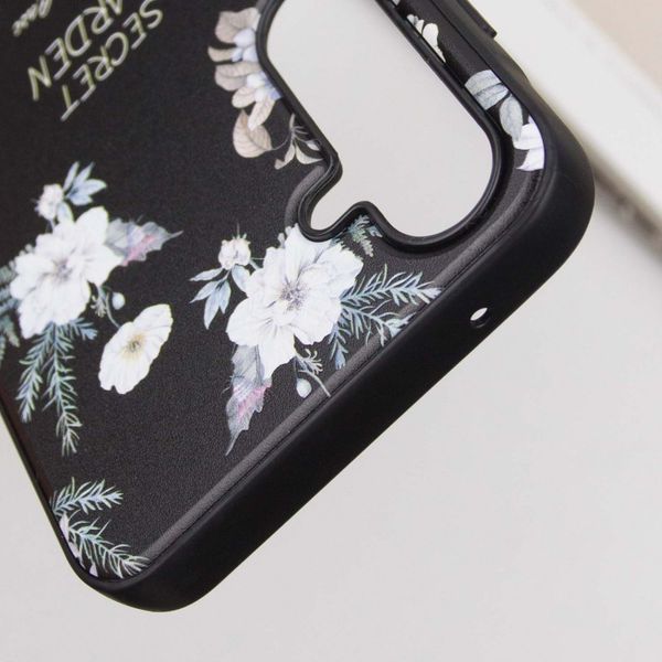 TPU+PC чохол Secret Garden для Samsung Galaxy A35 Black 327136 фото