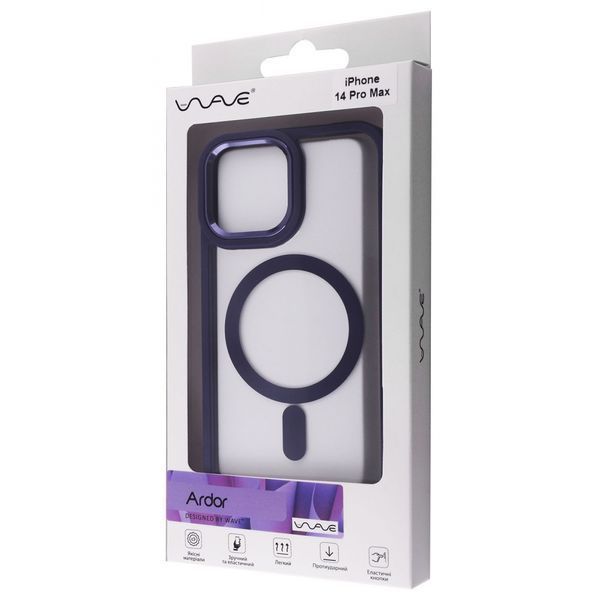 Чохол WAVE Ardor Case with Magnetic Ring iPhone 14 Pro Max white 336774 фото