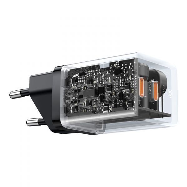 Зарядний Пристрій Baseus GaN5 Pro 40W Wall charger 2Type-C (CCGP180102) White 282226 фото