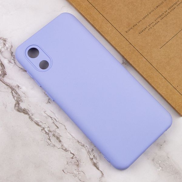 Чохол Silicone Cover Lakshmi Full Camera (A) для Samsung Galaxy A03 Core Бузковий / Dasheen 248683 фото